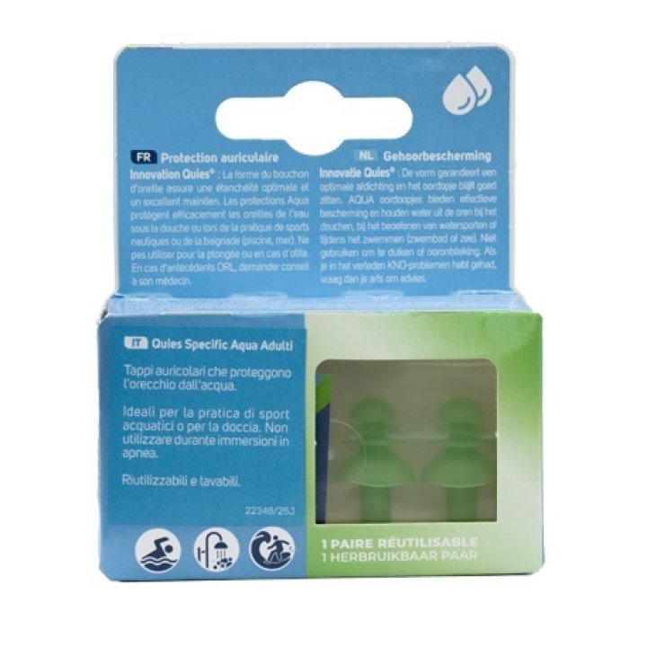 QUIES TAPPO AURIC.ACQUA AD 1PAIO QUIES TAPPO AURIC.ACQUA AD 1PAIO