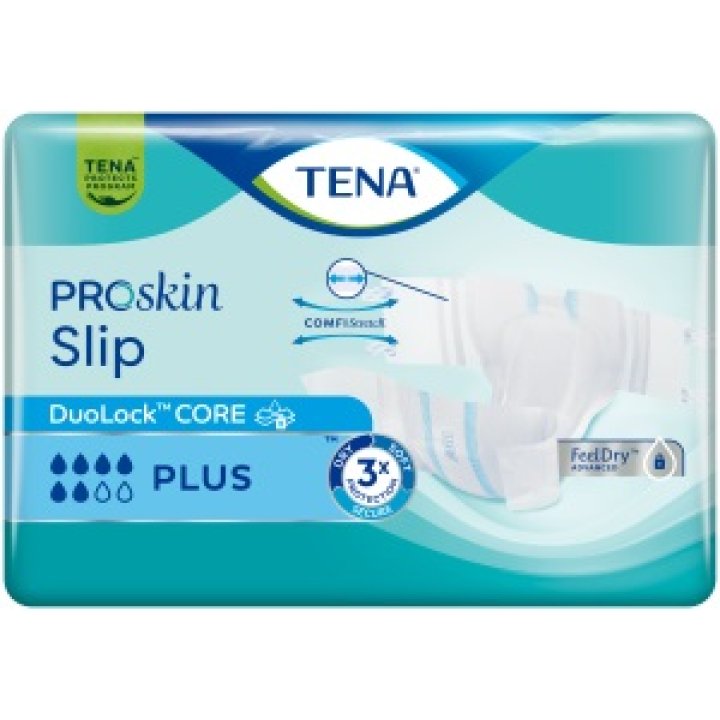 TENA PROSKIN SLIP PLUS L 10PZ TENA PROSKIN SLIP PLUS L 10PZ