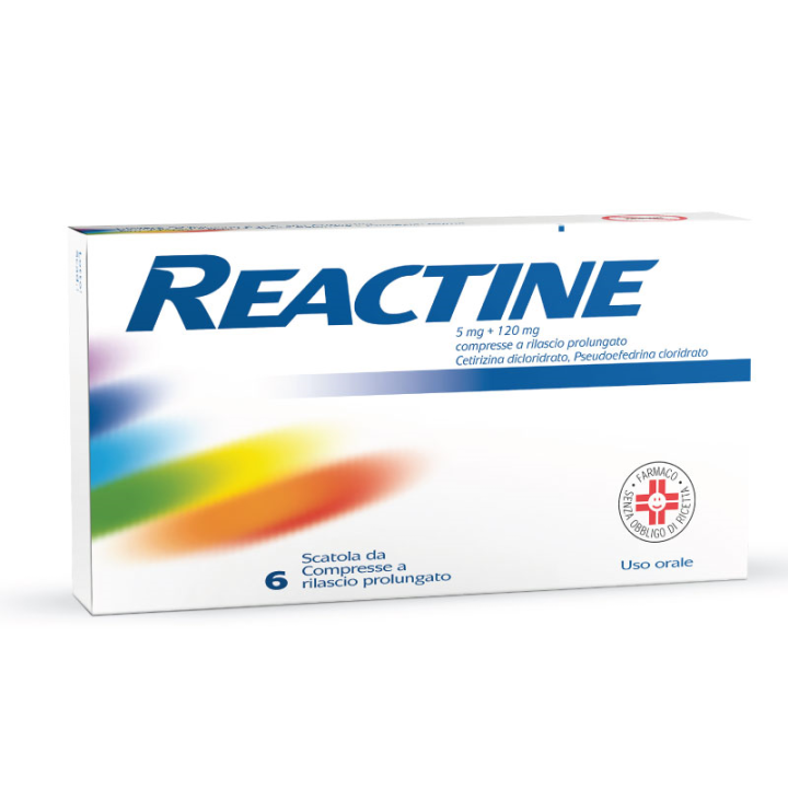 Reactine*6cpr 5mg+120mg Rp Reactine*6cpr 5mg+120mg Rp