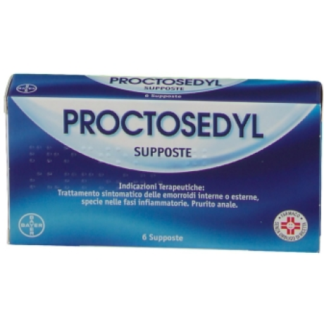 PROCTOSEDYL*6 supp 5 mg + 50 mg + 10 mg + 0,1 mg PROCTOSEDYL*6 supp 5 mg + 50 mg + 10 mg + 0,1 mg