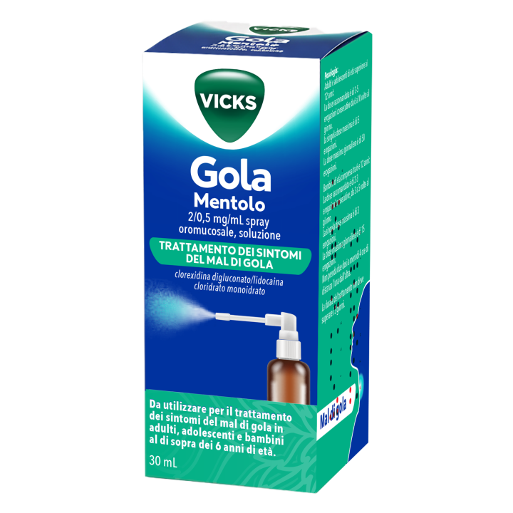 VICKS GOLA*SPR 30ML 2MG+0,5MG VICKS GOLA*SPR 30ML 2MG+0,5MG
