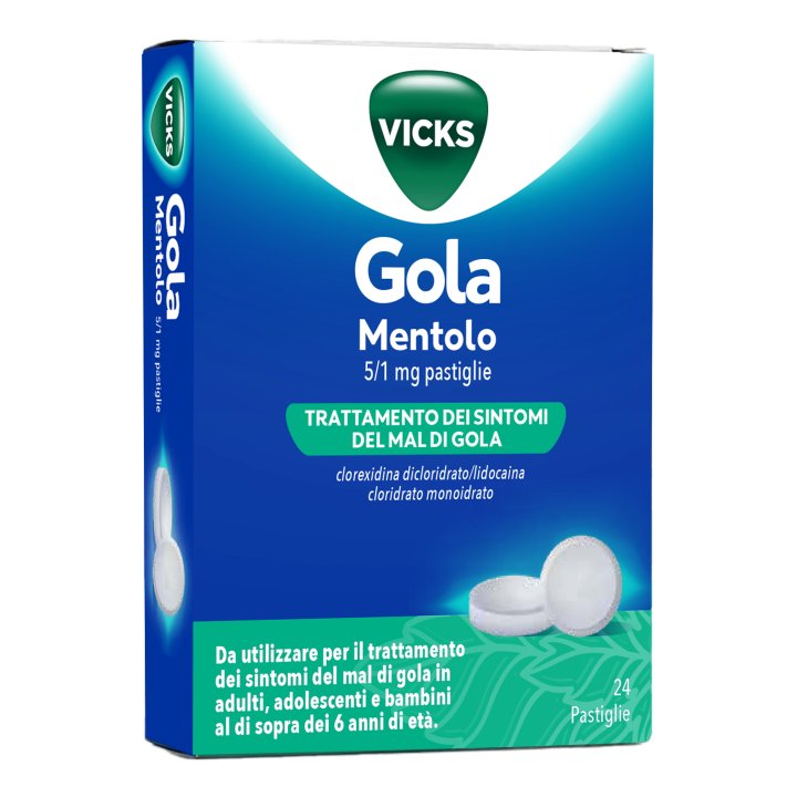 VICKS GOLA*24PAST 5+1MG MENTOL VICKS GOLA*24PAST 5+1MG MENTOL